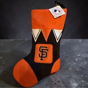 MLB Stocking San Francisco Giants High Quality Materials Orange and Black NWT